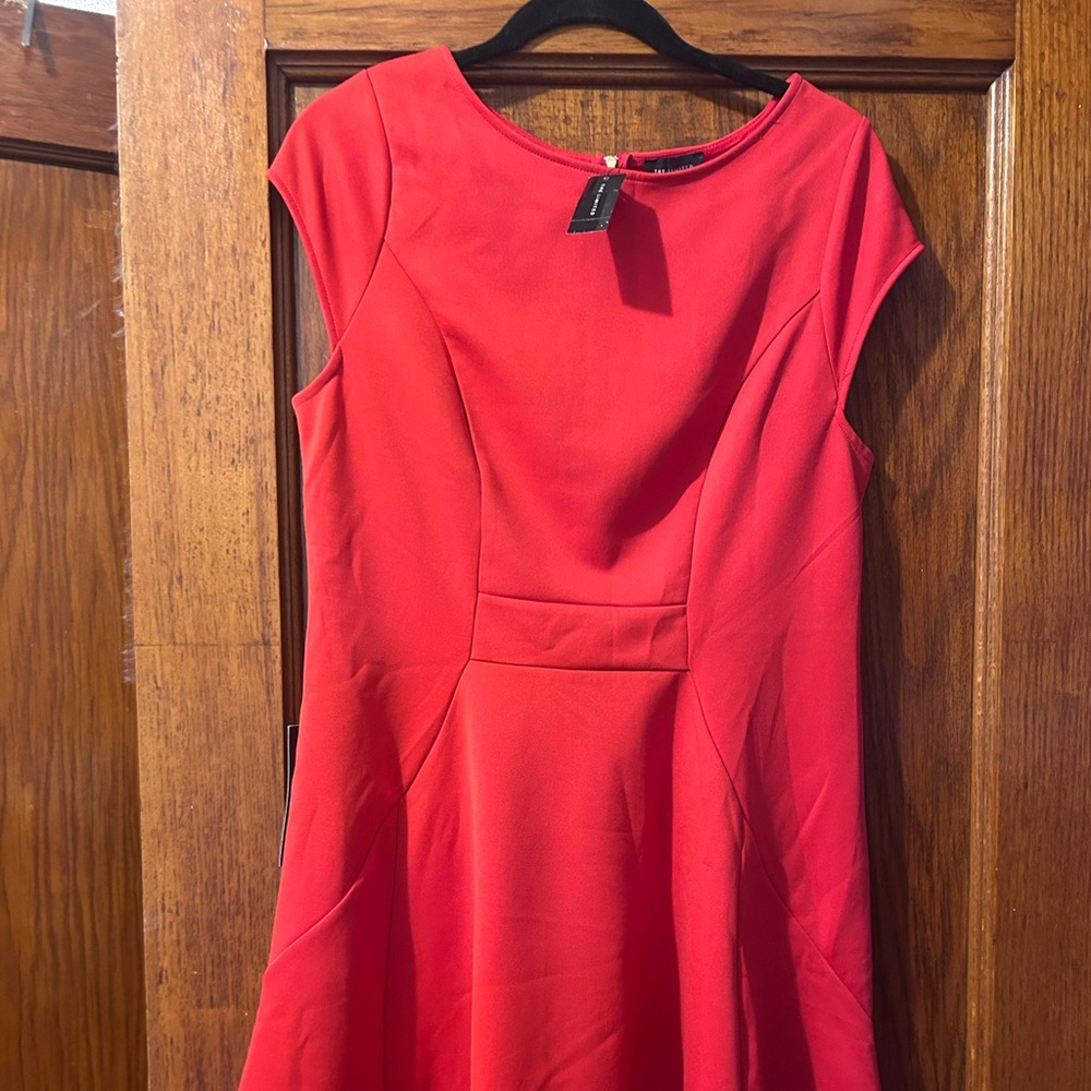 The Limited red dress